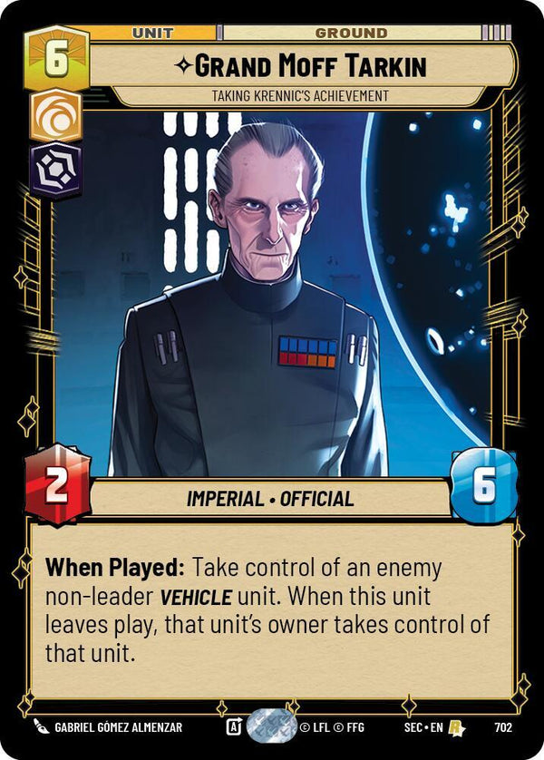 Grand Moff Tarkin - Taking Krennic's Achievement (Foil) - Star Wars Unlimited