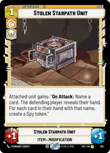 Stolen Starpath Unit (Foil) (SEC 720) - Star Wars Unlimited