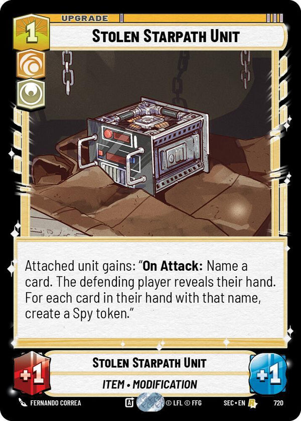 Stolen Starpath Unit (Foil) - Star Wars Unlimited
