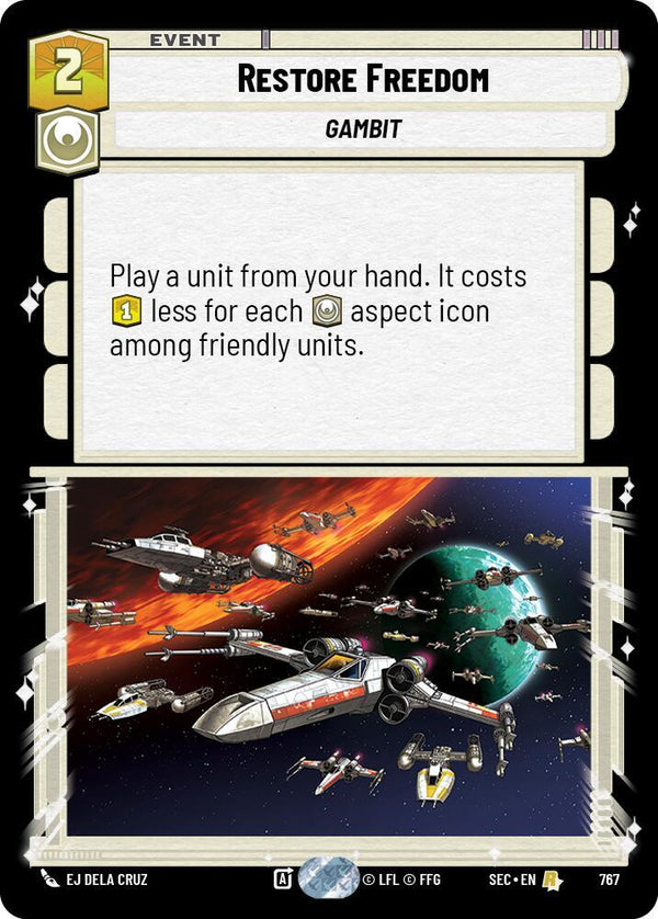 Restore Freedom (Foil) - Star Wars Unlimited