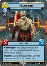 Darth Sion - Lord of Pain (Hyperspace) - Star Wars Unlimited