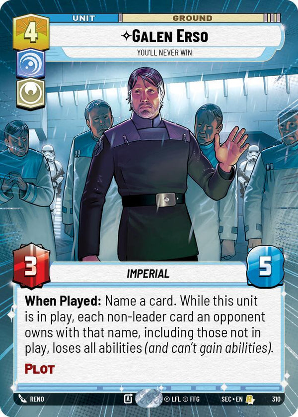 Galen Erso - You'll Never Win (Hyperspace) - Star Wars Unlimited