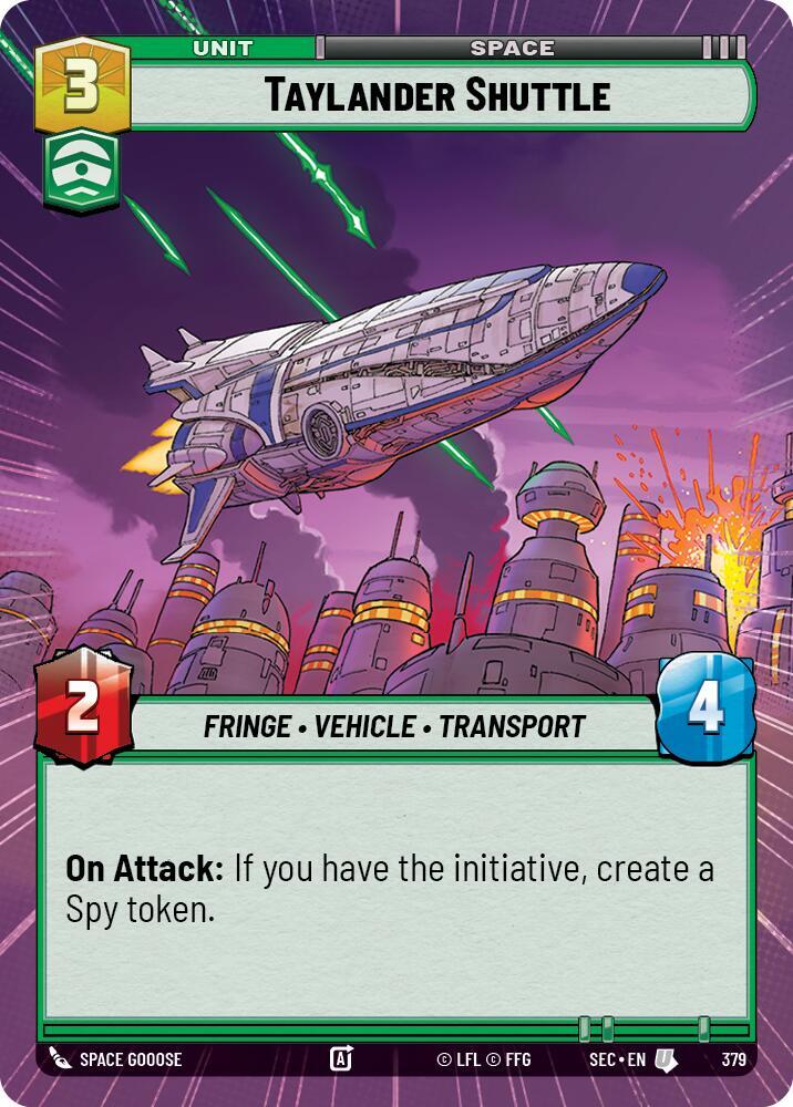Taylander Shuttle (Hyperspace)
