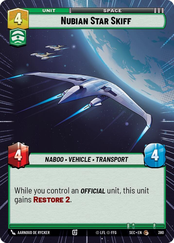 Nubian Star Skiff (Hyperspace)