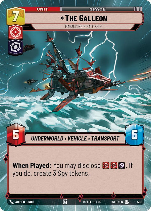 The Galleon - Marauding Pirate Ship (Hyperspace) - Star Wars Unlimited