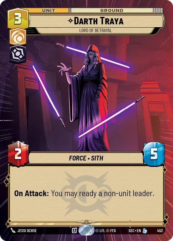 Darth Traya - Lord of Betrayal (Hyperspace) - Star Wars Unlimited