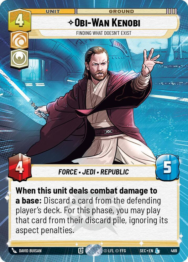 Obi-Wan Kenobi - Finding What Doesn't Exist (Hyperspace) - Star Wars Unlimited
