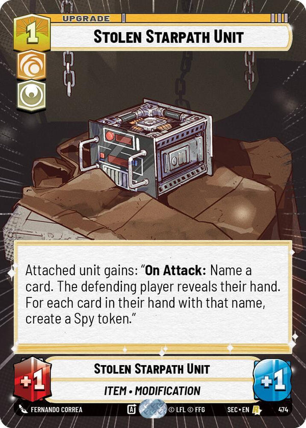 Stolen Starpath Unit (Hyperspace) - Star Wars Unlimited