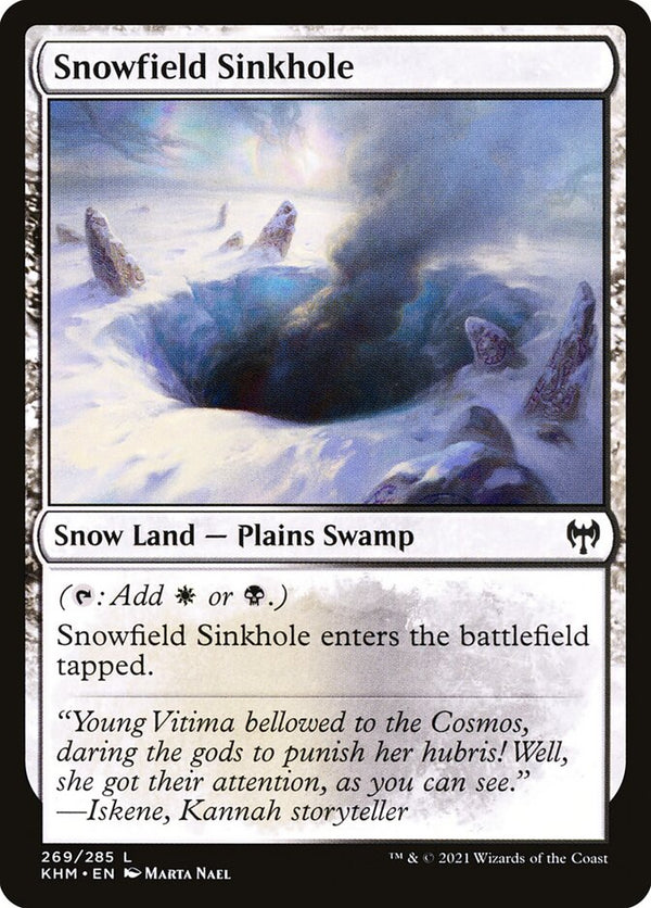 Snowfield Sinkhole - Magic: The Gathering