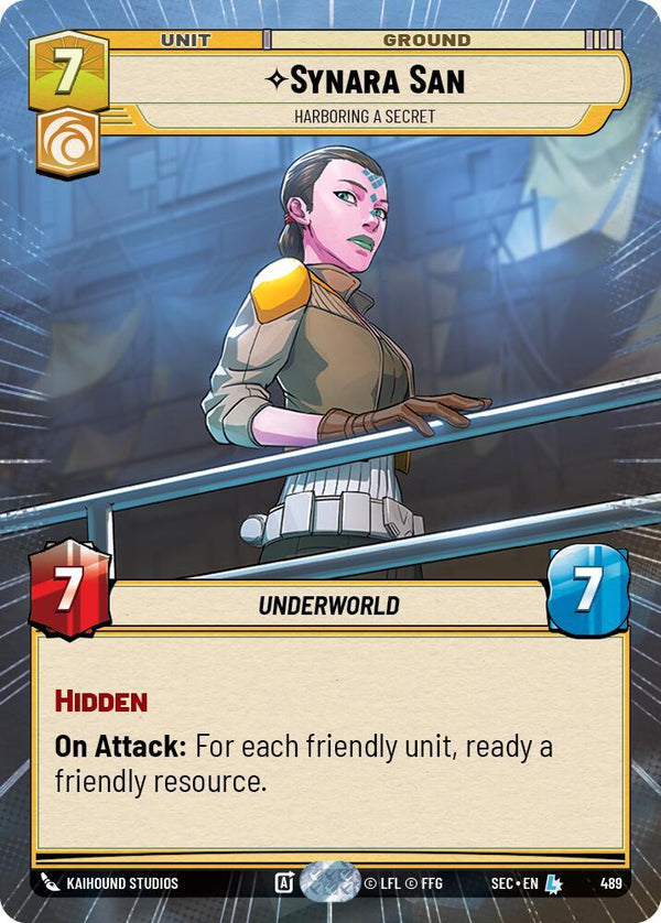 Synara San - Harboring a Secret (Hyperspace) - Star Wars Unlimited