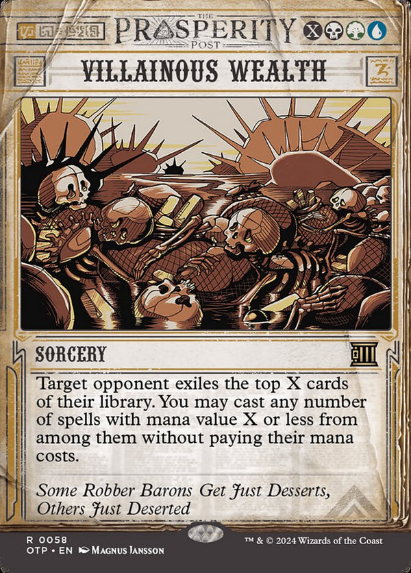 Villainous Wealth - Magic: The Gathering