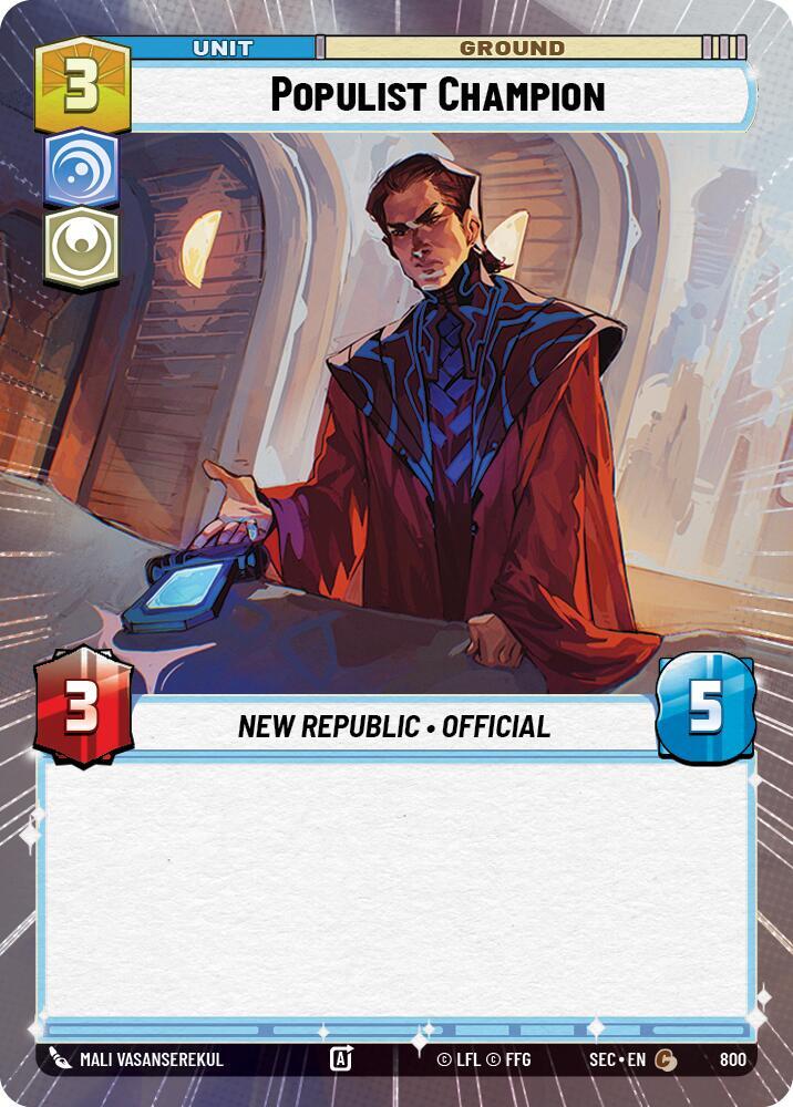 Populist Champion (Hyperspace Foil)
