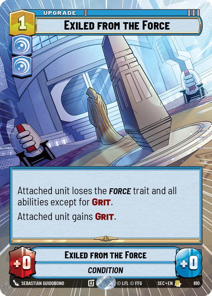 Exiled from the Force (Hyperspace Foil)