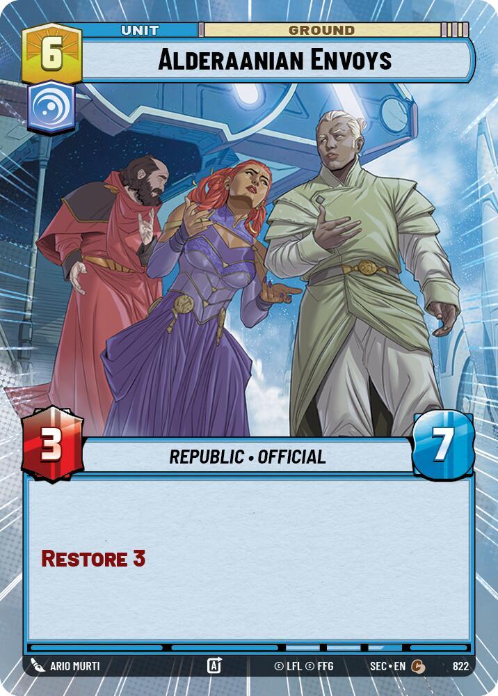 Alderaanian Envoys (Hyperspace Foil)