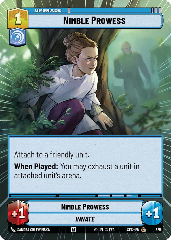 Nimble Prowess (Hyperspace Foil) - Star Wars Unlimited
