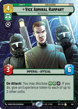 Vice Admiral Rampart - On Schedule (Hyperspace Foil) (SEC 841) - Star Wars Unlimited