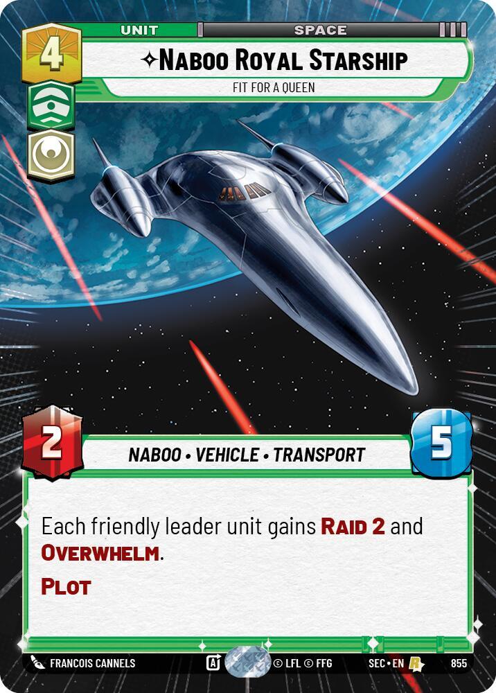 Naboo Royal Starship - Fit For A Queen (Hyperspace Foil)