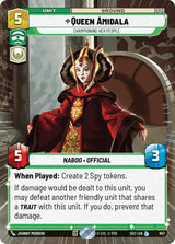 Queen Amidala - Championing Her People (Hyperspace Foil) (SEC 857) - Star Wars Unlimited