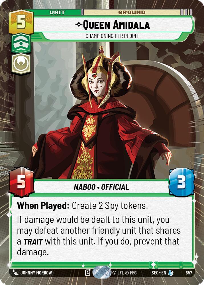 Queen Amidala - Championing Her People (Hyperspace Foil)