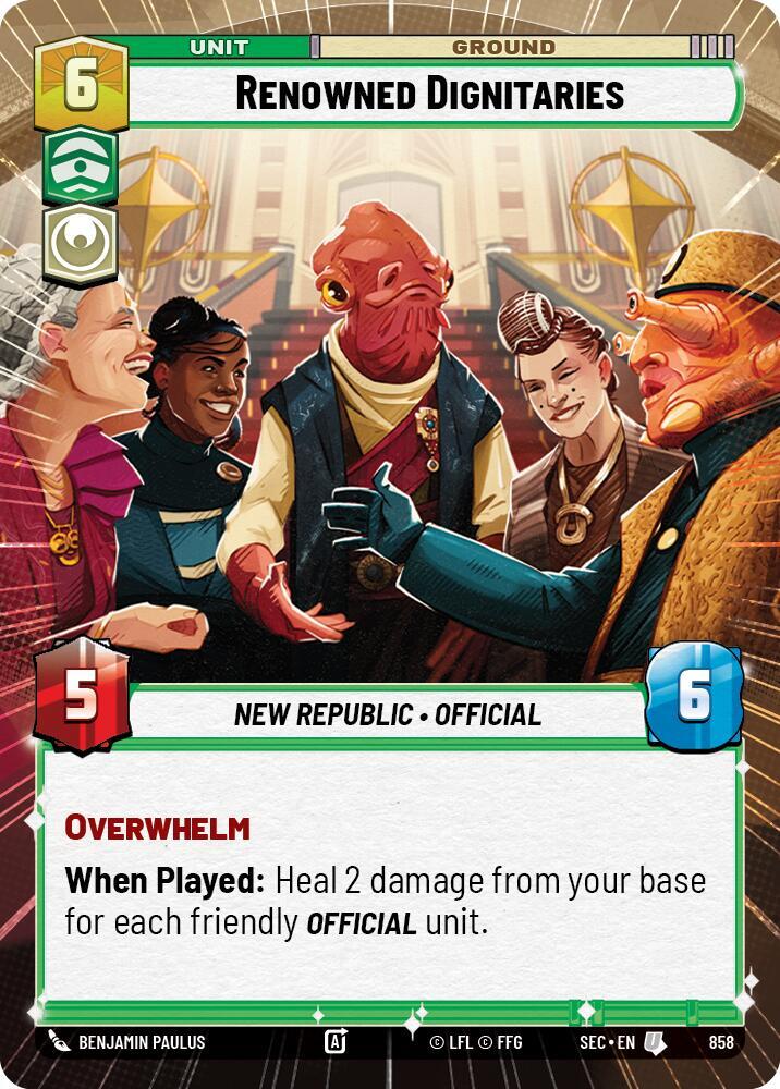 Renowned Dignitaries (Hyperspace Foil)