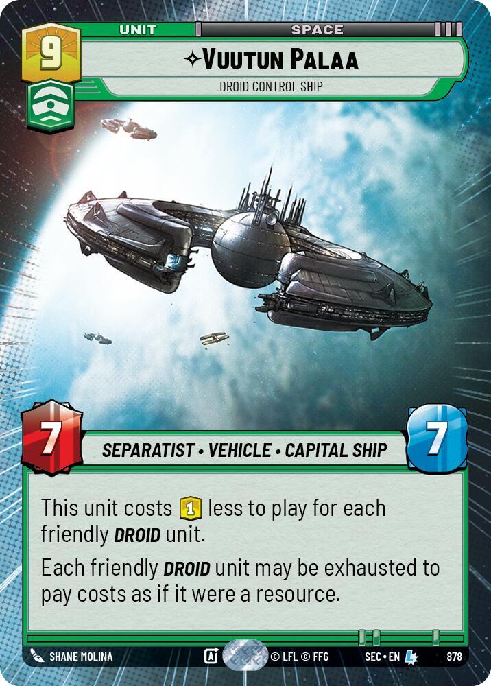 Vuutun Palaa - Droid Control Ship (Hyperspace Foil)