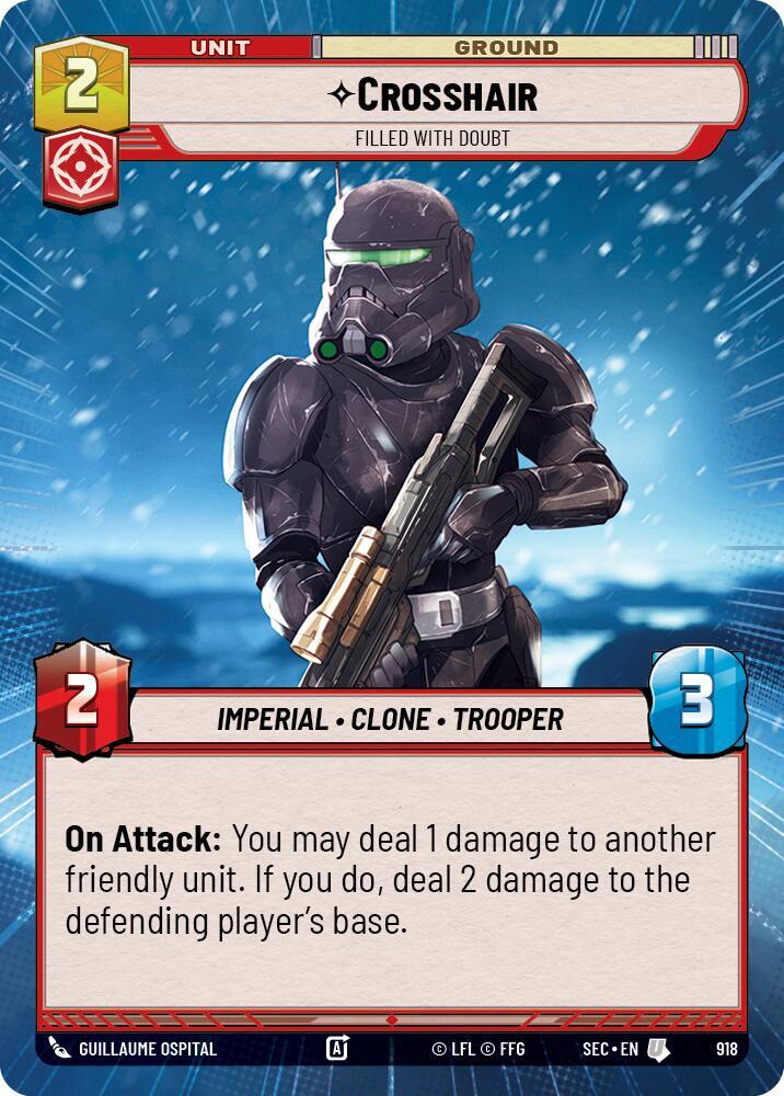 Crosshair - Filled With Doubt (Hyperspace Foil)