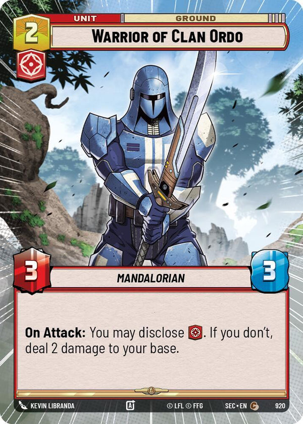 Warrior of Clan Ordo (Hyperspace Foil) - Star Wars Unlimited