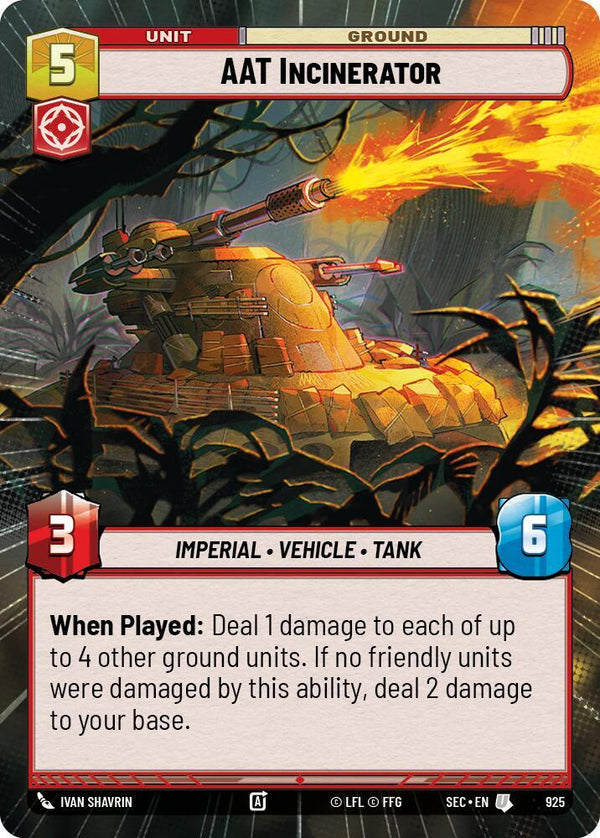 AAT Incinerator (Hyperspace Foil) - Star Wars Unlimited