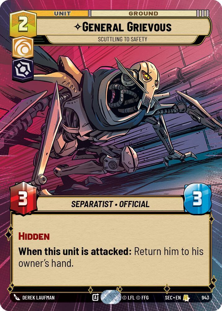 General Grievous - Scuttling to Safety (Hyperspace Foil)
