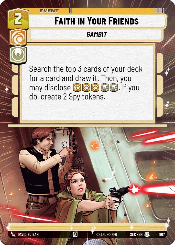 Faith in Your Friends (Hyperspace Foil)