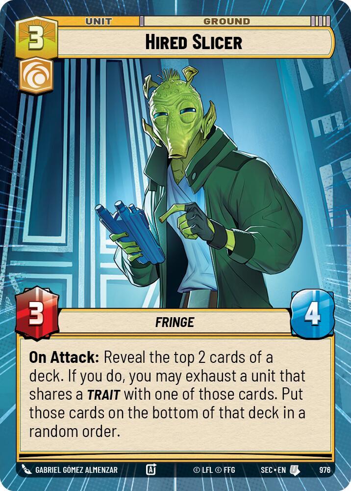 Hired Slicer (Hyperspace Foil)