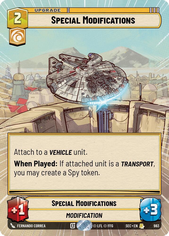 Special Modifications (Hyperspace Foil)