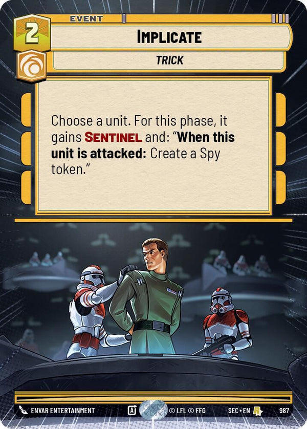 Implicate (Hyperspace Foil) - Star Wars Unlimited
