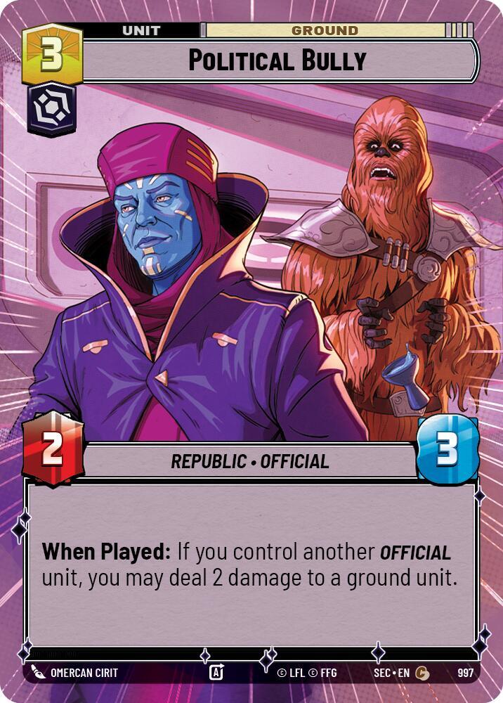 Political Bully (Hyperspace Foil)