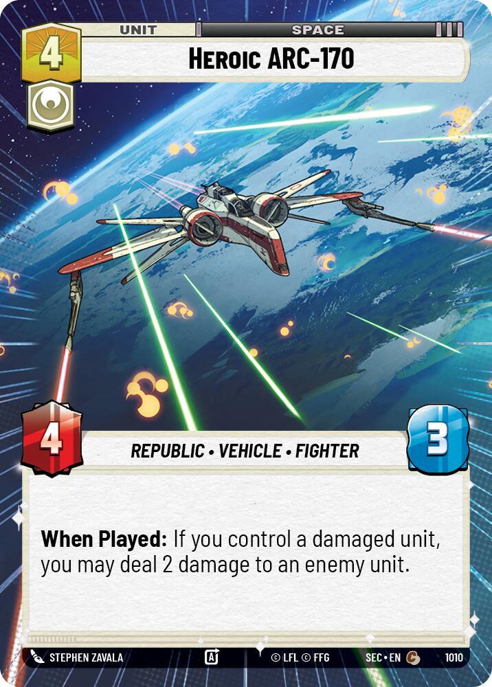 Heroic ARC-170 (Hyperspace Foil)