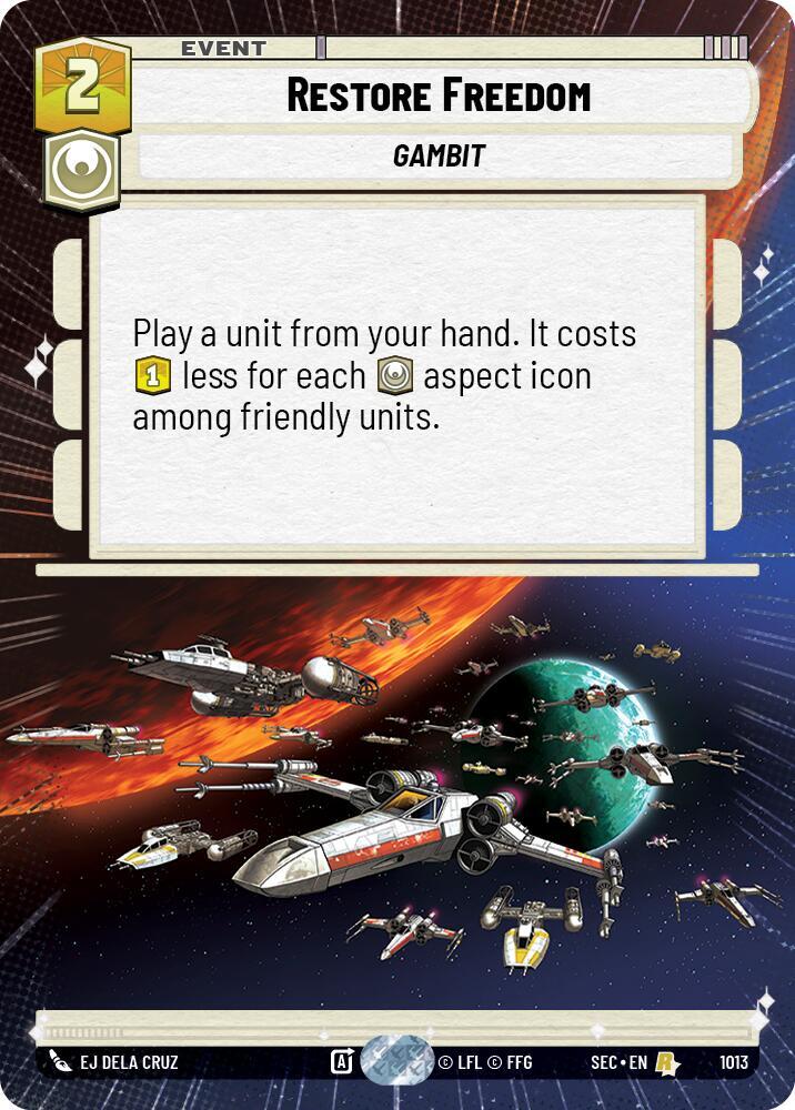 Restore Freedom (Hyperspace Foil)