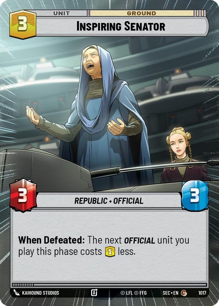 Inspiring Senator (Hyperspace Foil)