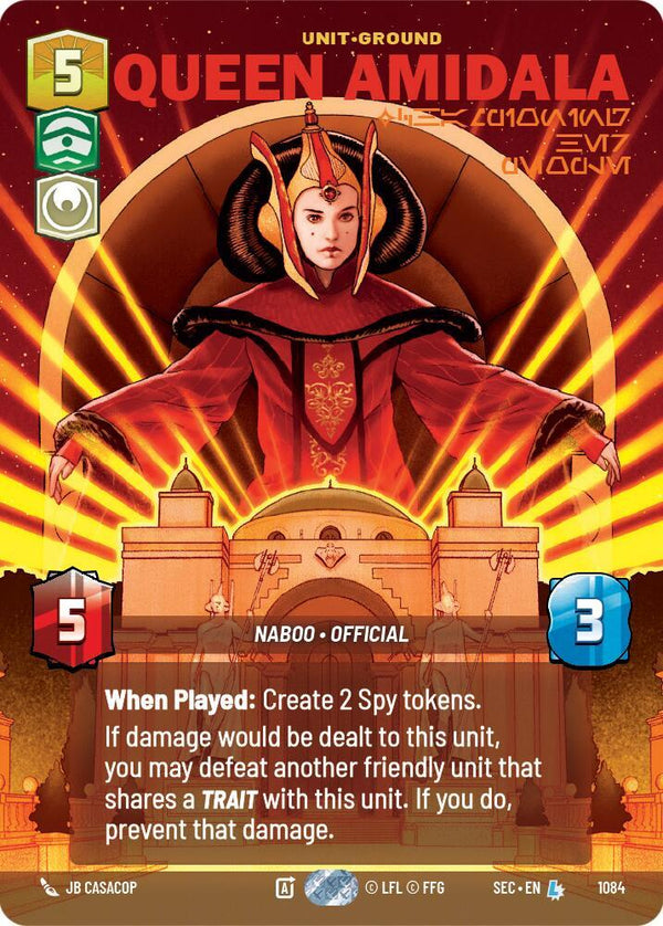 Queen Amidala - Championing Her People (Prestige Foil) - Star Wars Unlimited
