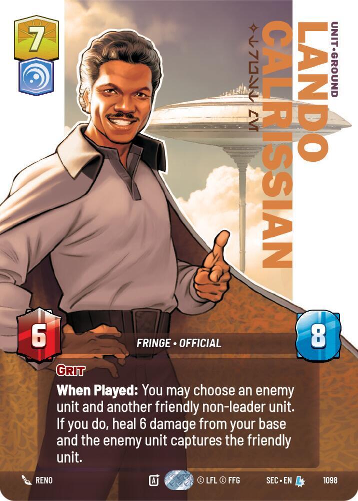 Lando Calrissian - Trust Me (Prestige Foil)