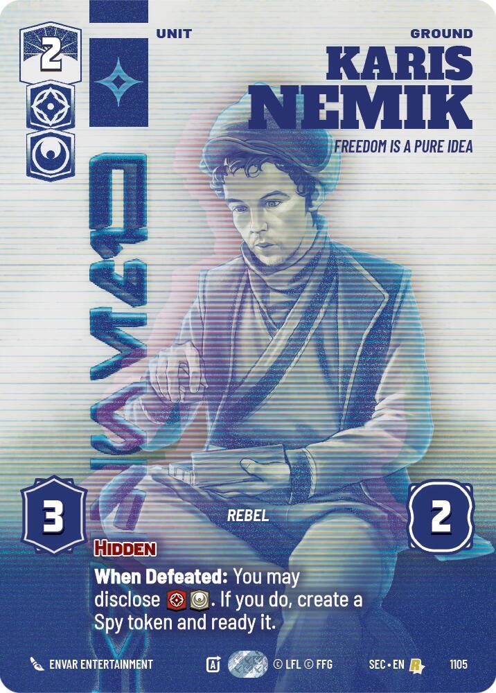Karis Nemik - Freedom is a Pure Idea (Prestige Foil)