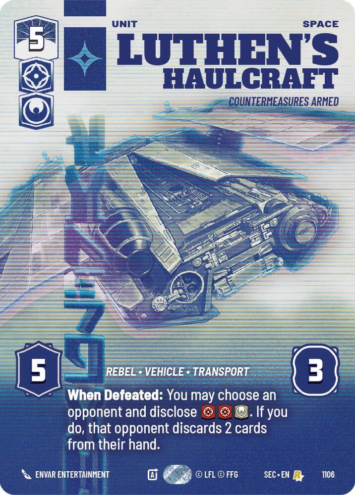 Luthen's Haulcraft - Countermeasures Armed (Prestige Foil)