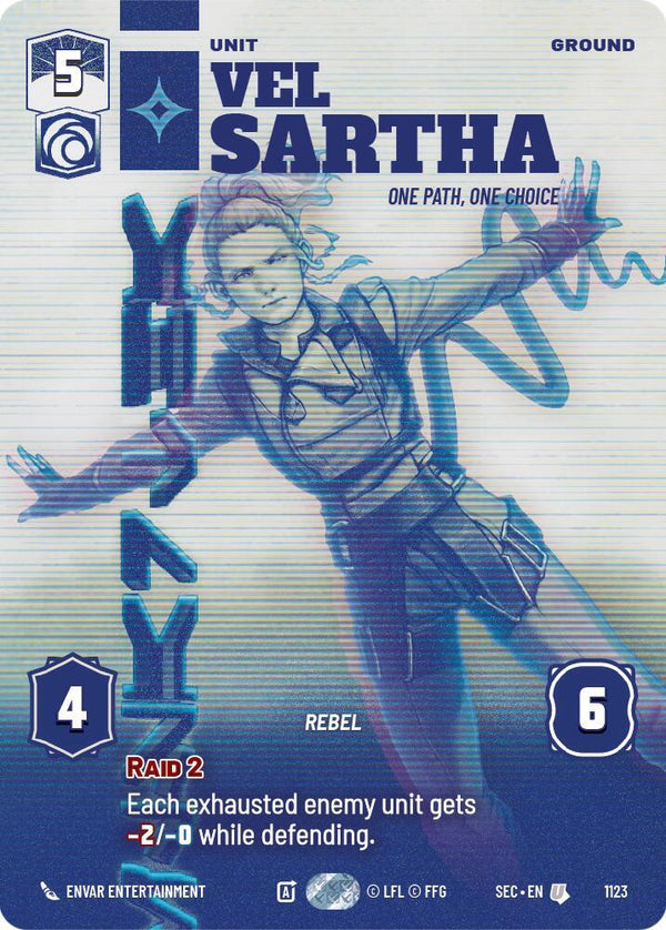 Vel Sartha - One Path, One Choice (Prestige Foil) - Star Wars Unlimited