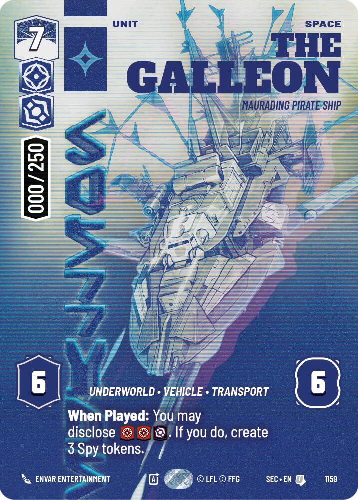 The Galleon - Marauding Pirate Ship (Serialized)
