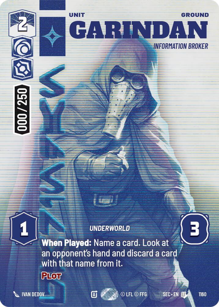 Garindan - Information Broker (Serialized)
