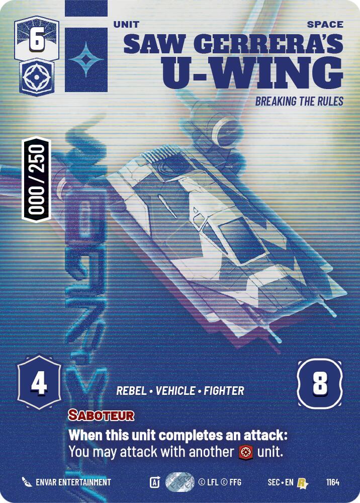 Saw Gerrera's U-Wing - Breaking the Rules (Serialized)