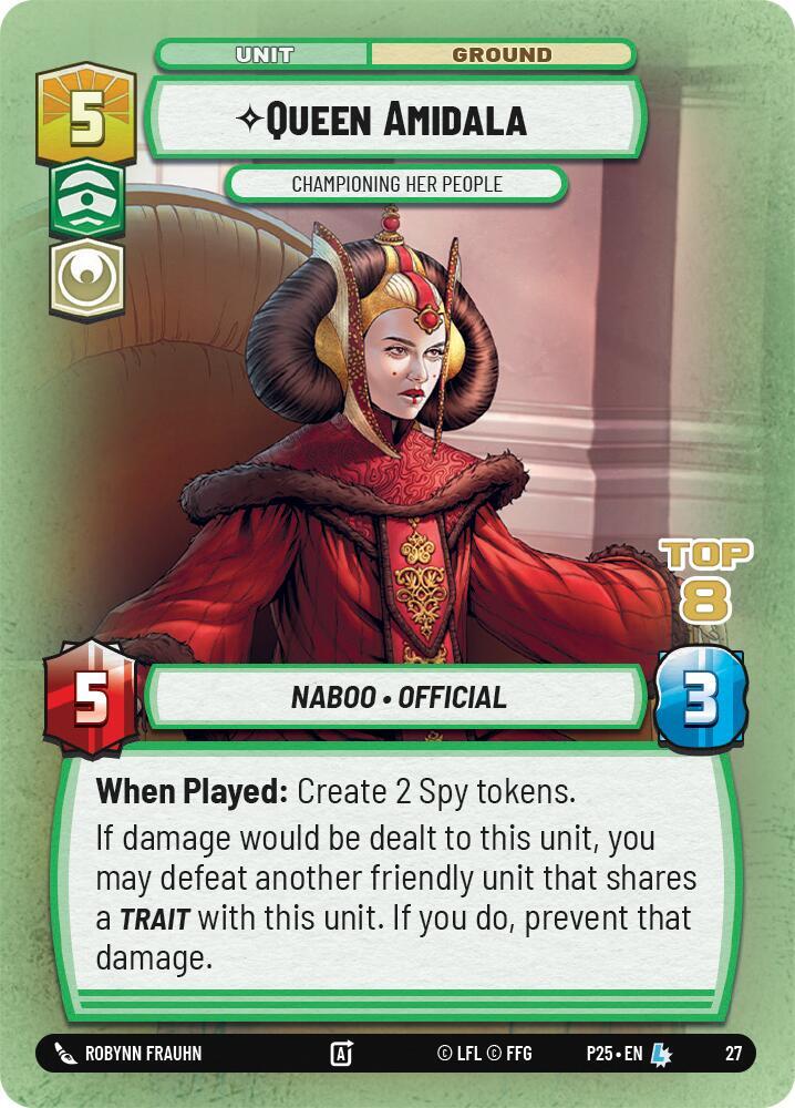 Queen Amidala - Championing Her People (Top 8)