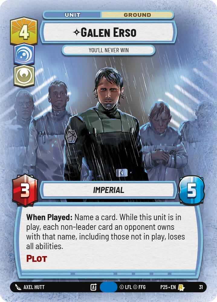 Galen Erso - You'll Never Win