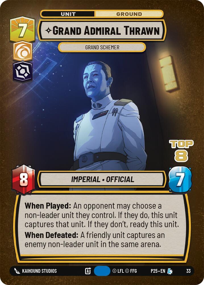 Grand Admiral Thrawn - Grand Schemer (Top 8)