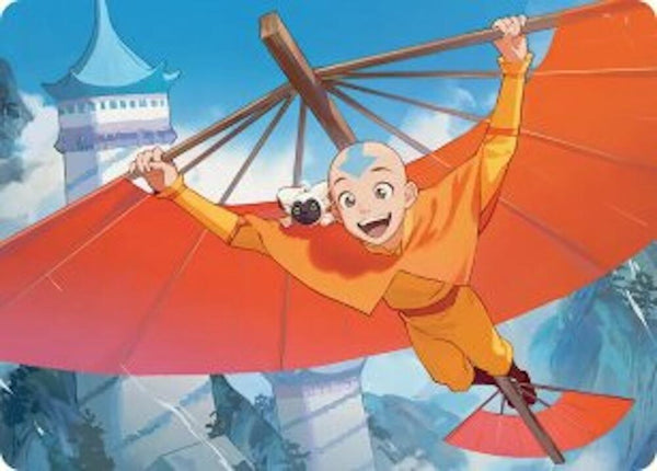 Aang, the Last Airbender Art Card - Magic: The Gathering