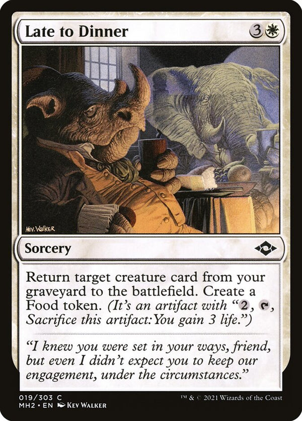 Late to Dinner - Magic: The Gathering
